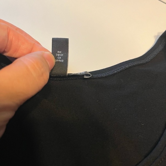 Eileen Fisher small solid black tunic - Picture 3 of 7